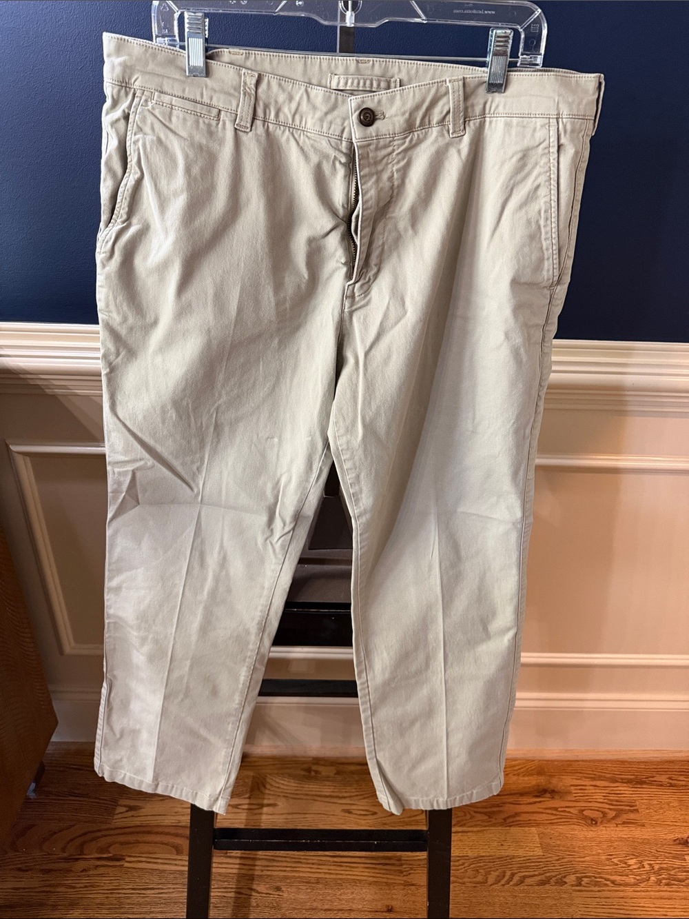 Duck Head Slim Cream Chino Pants Size 37x30